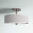 Fabric Semi Flush Mount