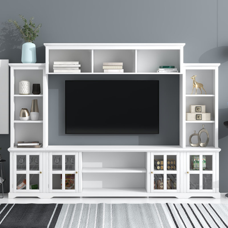 Unfinished Entertainment Center for TVs up to 70", White