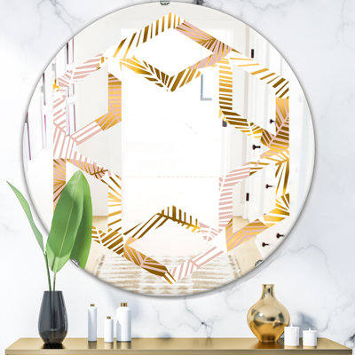 Miroir mural sans cadre Palm Leaves II