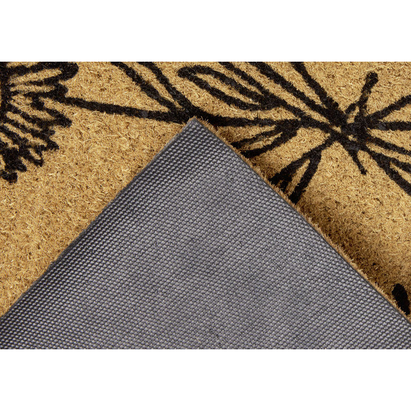 Hello & Flowers Door Mat
