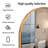 Latwanna Oval Metal Wall Mirror-1008154653-1008154643