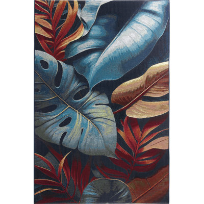 Almirah Abstract Flat Weave Area Rug