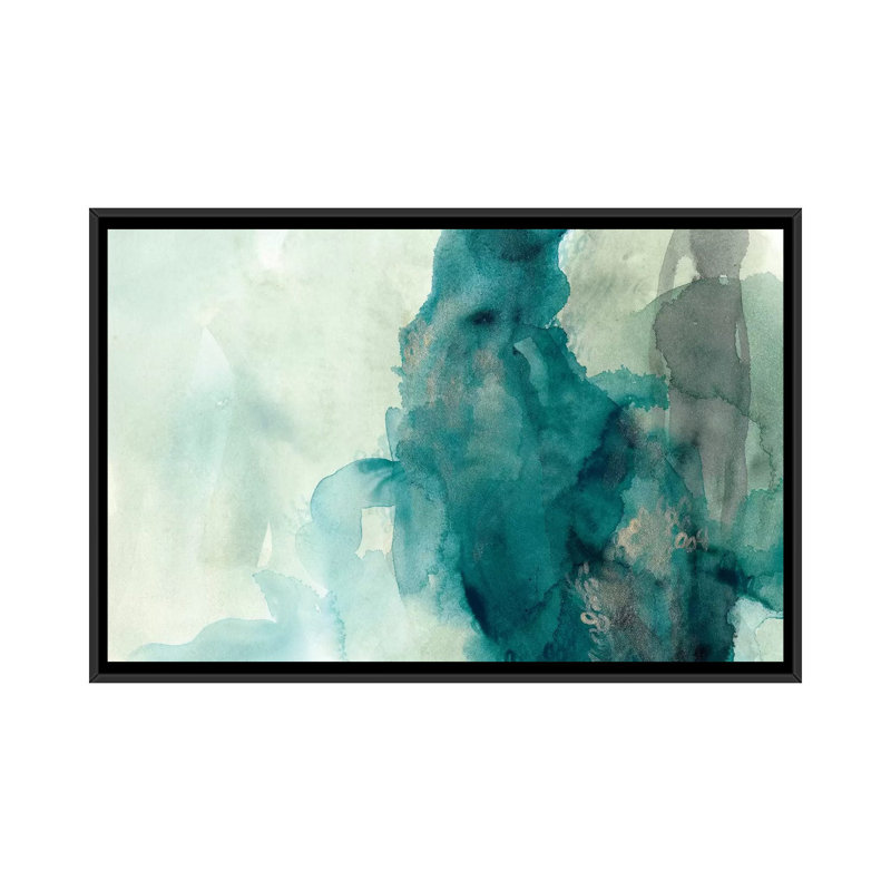 «Hydro II» par June Erica Vess - reproduction sur toile tendue, H 18 po x l 26 po x P 1,5 po, Toile avec cadre noir