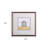 Set Of Two Rural Simplicity Wood Brown Framed Wall Art