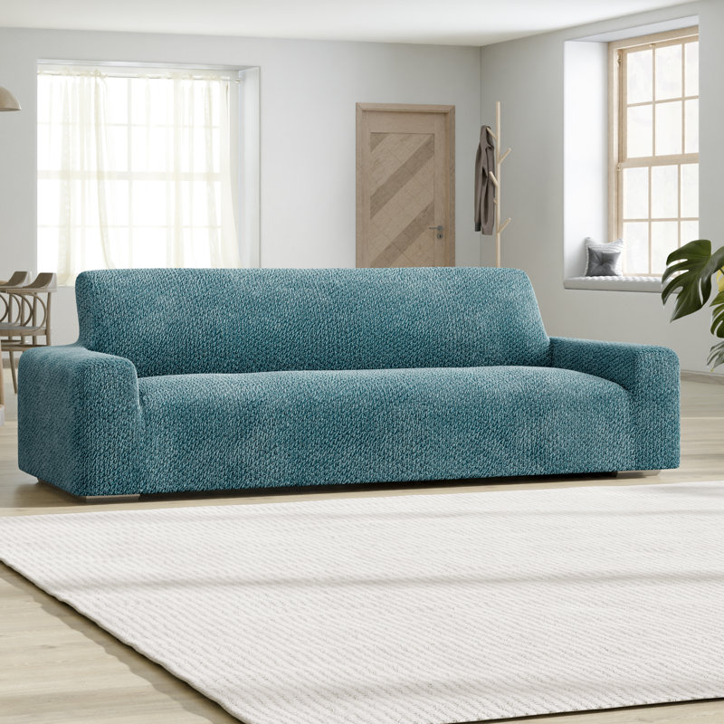 Housse extensible pour canapé - Doux au toucher et facile à nettoyer - Collection Velvet, H 35 po x l 115 po x P 38 po