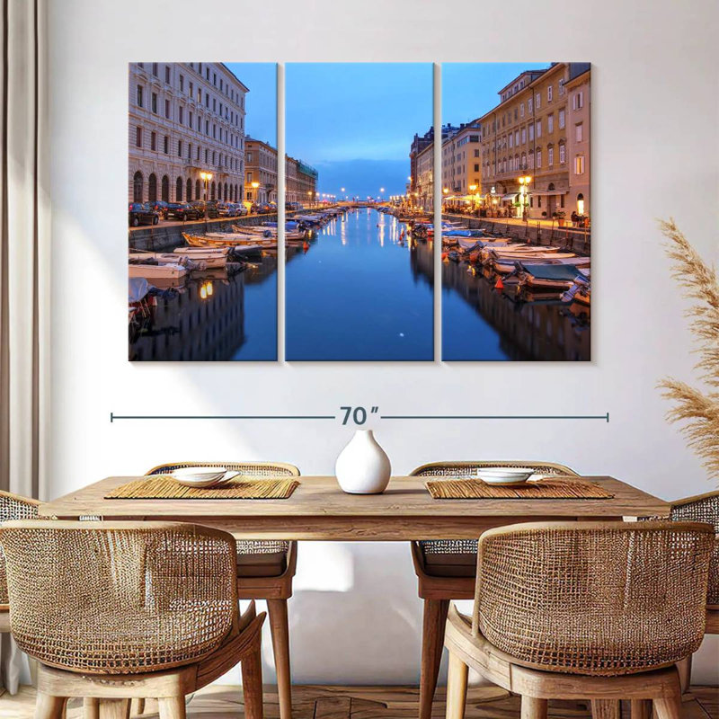 Sebbie Trieste, canal de l'Italie, H 42 po x l 65 po
