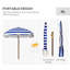 Parasol de plage portatif Outsunny-125299761