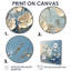 «Coastal Blue Wildflowers Meadow Of Light II», art mural sur toile-84081348-84081352-84081356