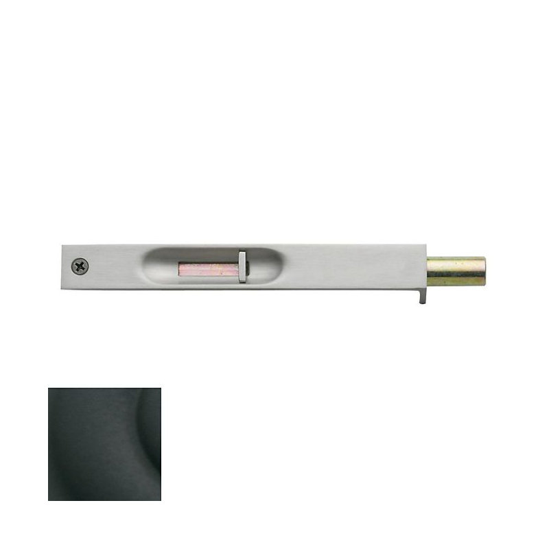 Flush Bolt, Satin Black