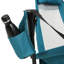 Chaise pliante en acier bleu, chaise-350265296