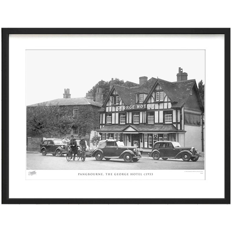 Pangbourne, The George Hotel C1955 by Francis Frith - Single Picture Frame Print, 28cm H x 36cm W x 2.3cm D
