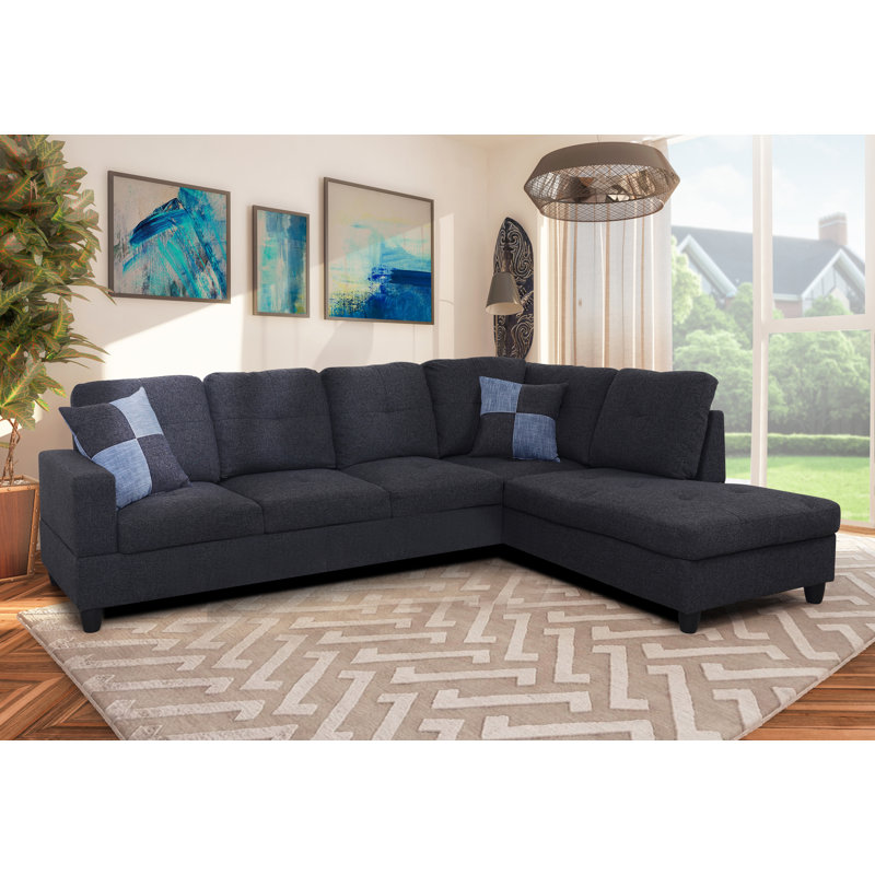 Againeses Upholstered L-Shaped Sectional Right Hand Facing