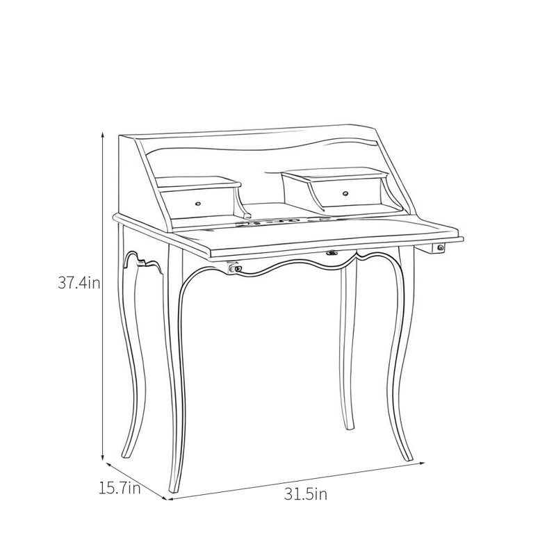 Commode princesse légère de luxe