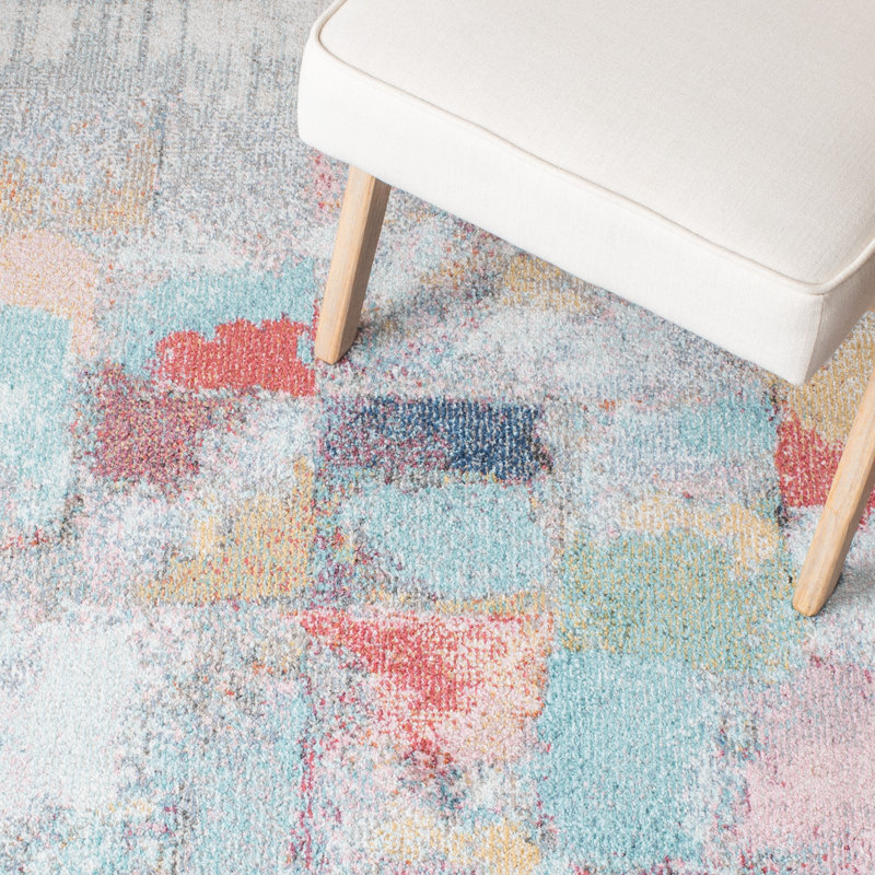 Tapis abstrait Jelliff Performance, Tapis de couloir 2 pi 2 po x 10 pi
