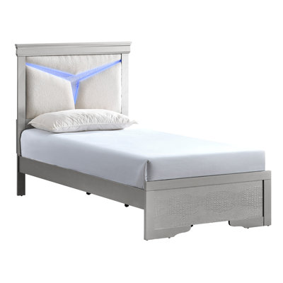 Osya DCA5E6D233634808BEE2E46B56F7C87A Twin Bed Silver Champagne