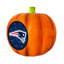 Décoration de citrouille en résine NFL New England Patriots 10 po