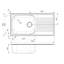 100cm x 50cm Inset Kitchen Sink