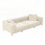 Canapé-lit convertible 3 en 1 avec siège profond, conception capitonnée et repose-pieds mobile pour des espaces de vie polyvalents-741699703