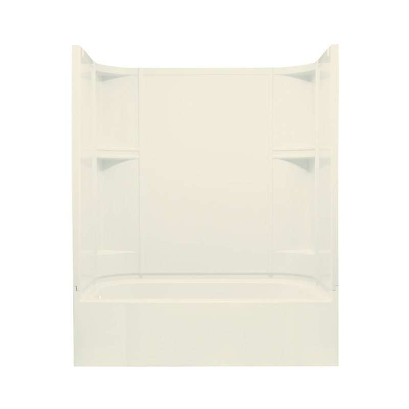Accord Bath/Shower Kit, High Gloss Biscuit, Right Hand