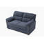 Causeuse au design réfléchi, avec garniture cloutée appliquée à la main et caractéristiques de confort pour un espace de vie confortable-1530662470