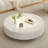 Table basse simple en marbre de style crème de luxe-104935560