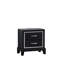Table de chevet 2 tiroirs Livingston avec prises CA / USB
