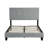 Upholstered Platform Bed with Button Tufted Linen Fabric Headboard, No Box Spring Needed, Wood-1981697427-1962031056