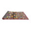 Tapis brun/beige/bleu contemporain-1998770430
