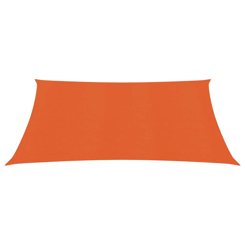 Vidaxl Sonnensegel 160 G/M² Orange 3X3 M HDPE