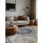 Machine Washable Gray Area Rug-1457900348