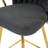 Rukija Upholstered Gold Plated Barstools-957667353