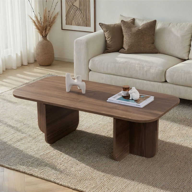 Table basse, Noir, H 13,8 po x L 35,4 po x l 35,4 po