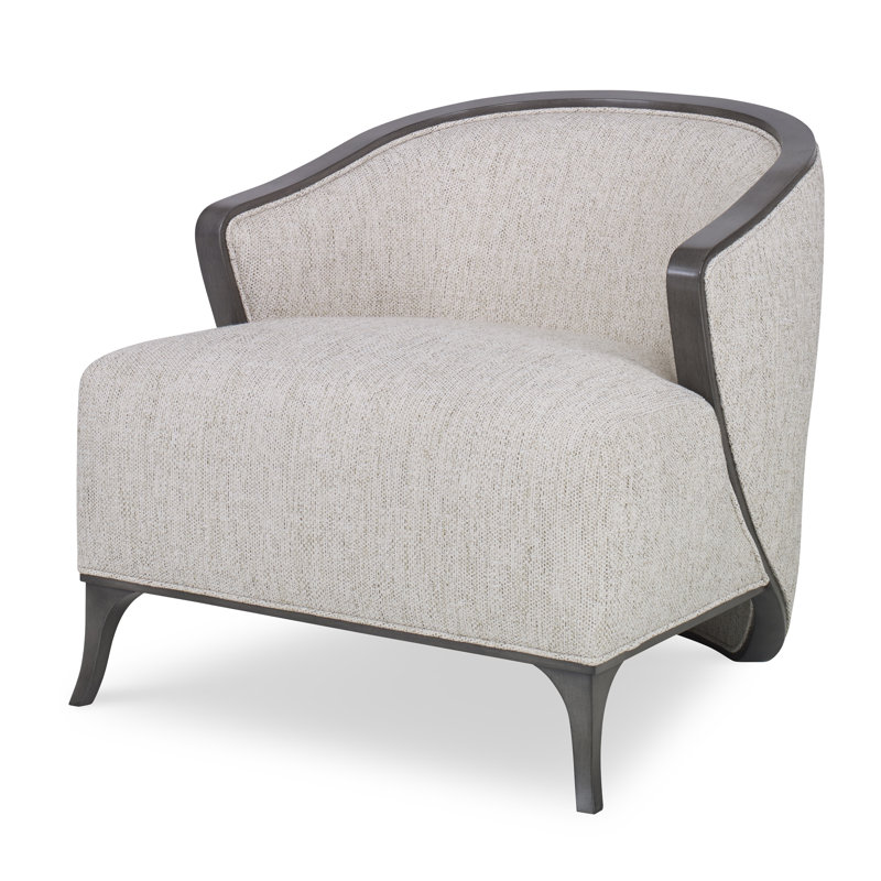 Penegrine Lounge Chair, American Walnut, Filigree Ivory