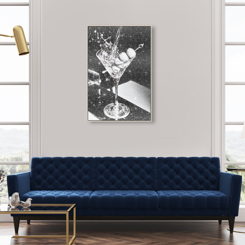 Chill Time III Print by Oliver Gal, 55"H x 37"W, Silver Floater Frame