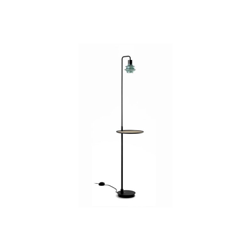 LED Tray Table Floor Lamp, Green