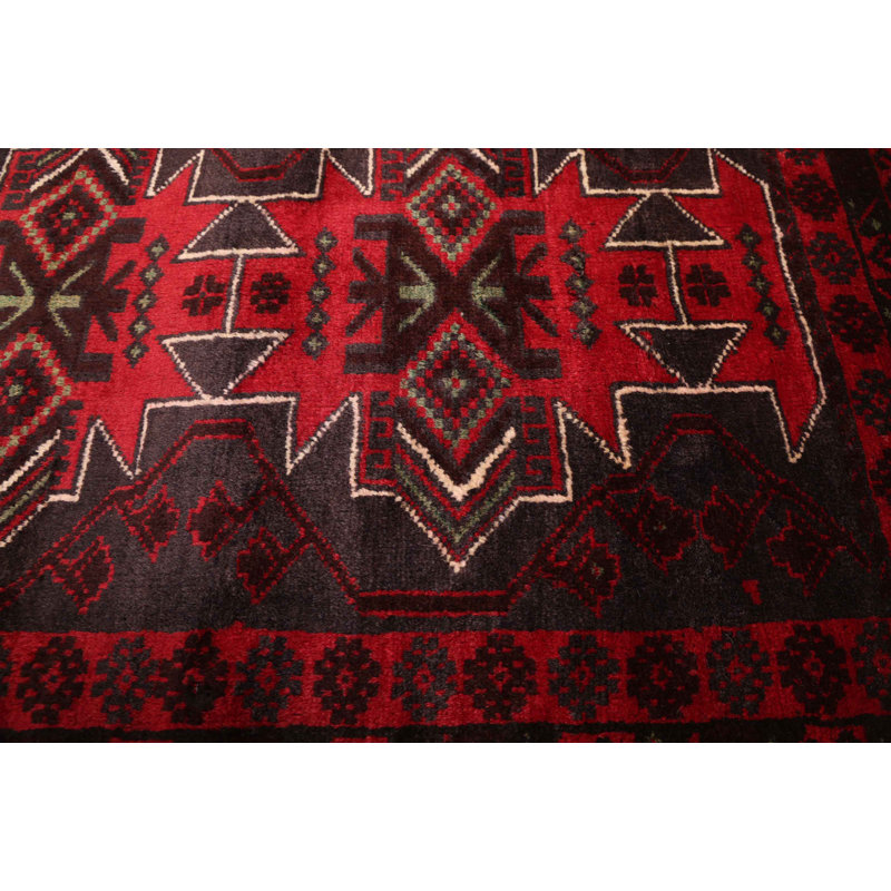 Teimani Red Rug 3'9" x 6'10"