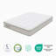 Novilla 27cm   Ortho Memory Foam Pocket Sprung Zoned Mattress-94274328