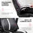 Gaming Chair With Flip-Up Armrest, Video Gaming Chair With Rocking Function, Ergonomic Computer Gaming Chair With High-Density Sponge And Adjustable Height-561962460