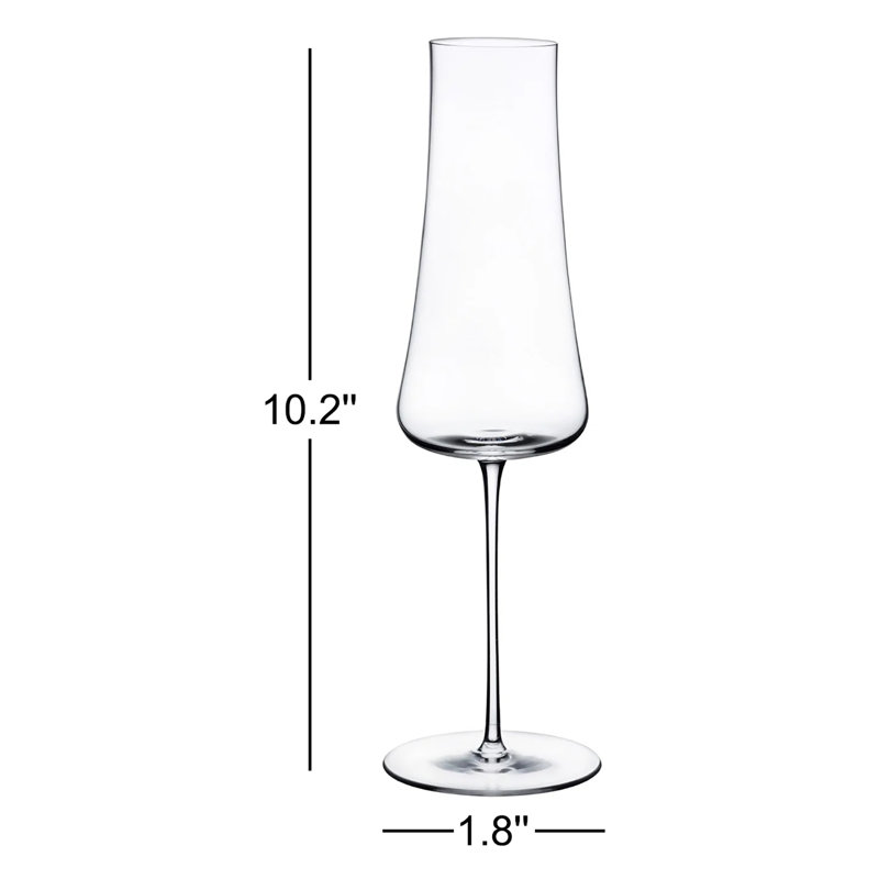 Stem Zero 10.14oz. Handmade Crystal Flute