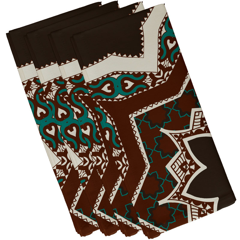 Serviette 22 po Harrel, Brun