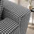 Tissu noir et blanc + porte-gobelet est en rupture de stock