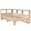 Bookcase Bed Without Mattress Solid Wood Pine-1995558655-1995558643