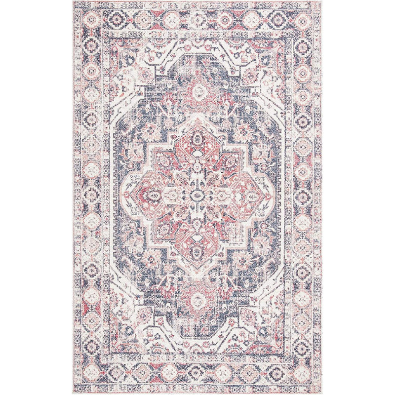Classic Vintage Hand Tufted Performance Geometric Rug, Rectangle 8' x 10'