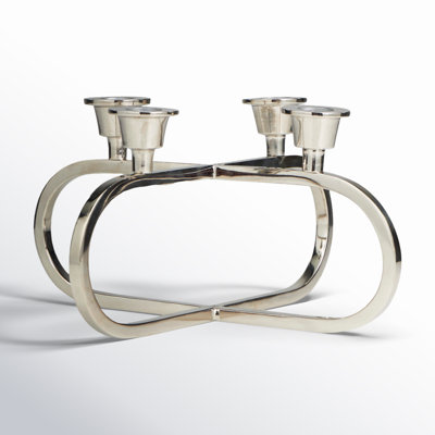 Nara 5.6" Aluminum Tabletop Candelabra