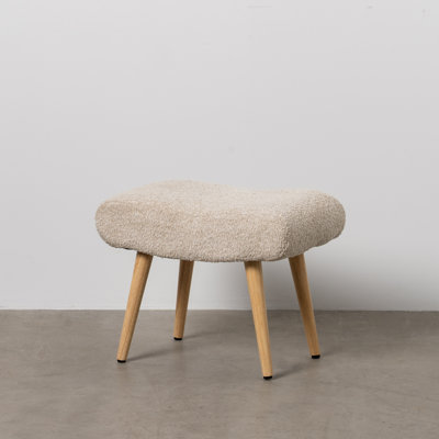 Solid + Manufactured Wood Accent Stool