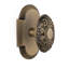 Cottage Plate with Victorian Door Knob-1156869421-1153132451
