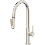 Corsano Contemporary Pull Down Kitchen Faucet with Squeeze Sprayer High Arc Spout and ST Series Handle