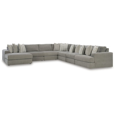 Canapé modulaire 7 pièces avec méridienne Tessler