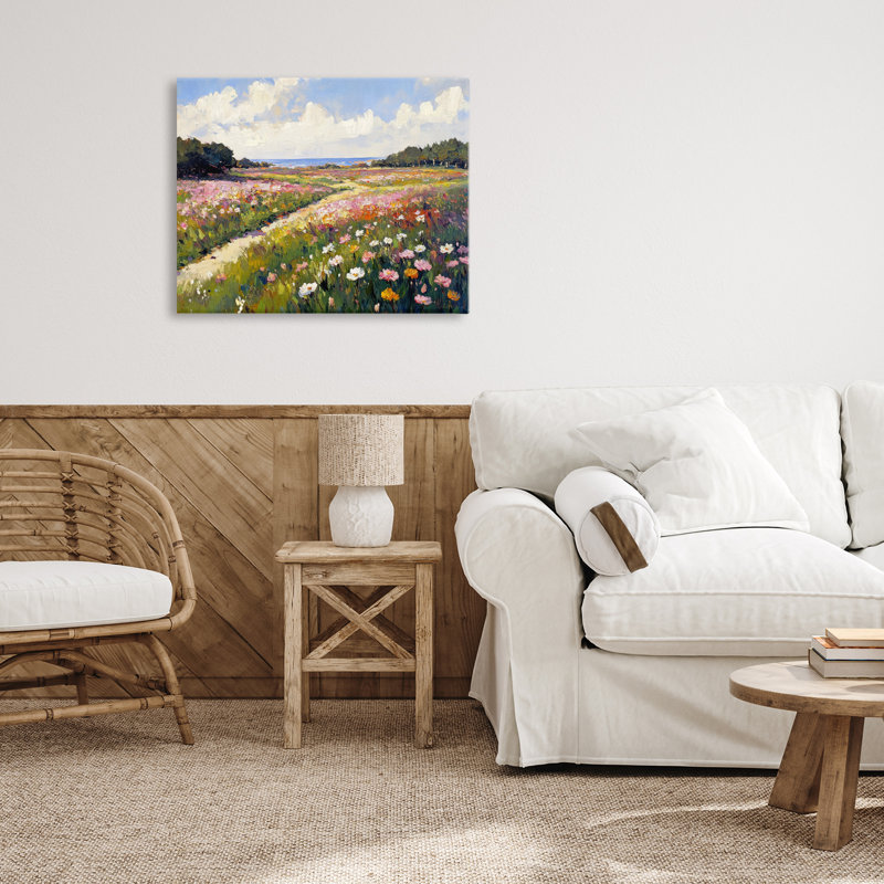 Romance Walkway with Flowers, conception de Petal Prints Design, H 16 po x l 20 po