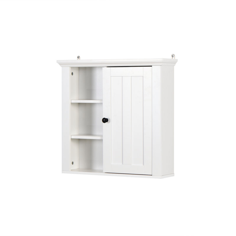 Armoire murale de salle de bain avec porte pour rangement de salle de bain